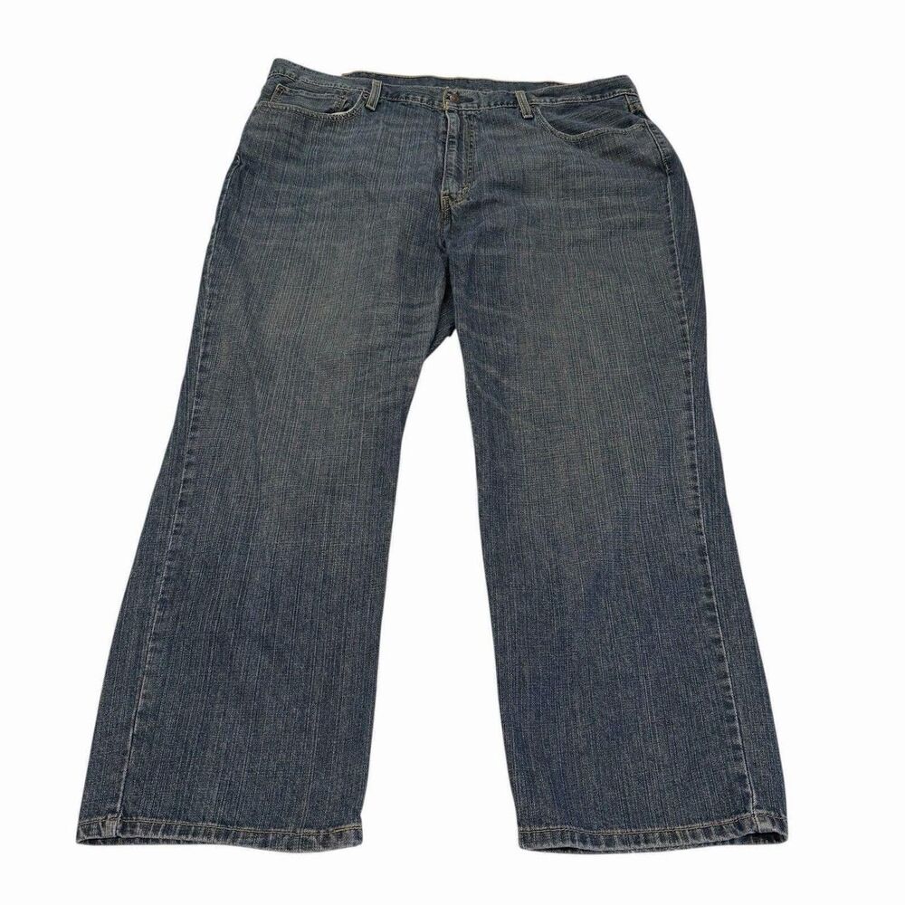 Levis 559 Jeans Men's 44x30 Blue Denim Relaxed Straight Fit‎ Range Dark Wash